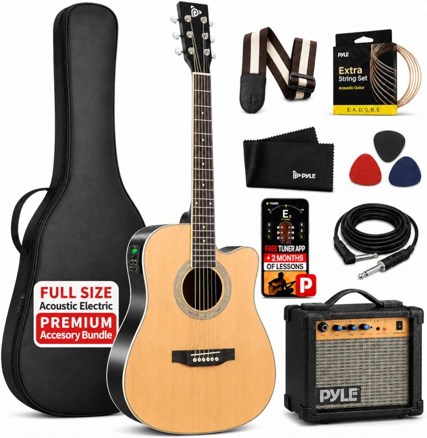electric guitar package with amp