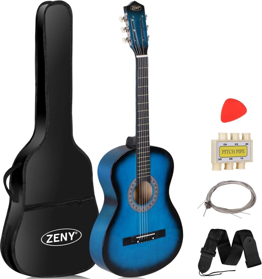 acoustic guitar package with case