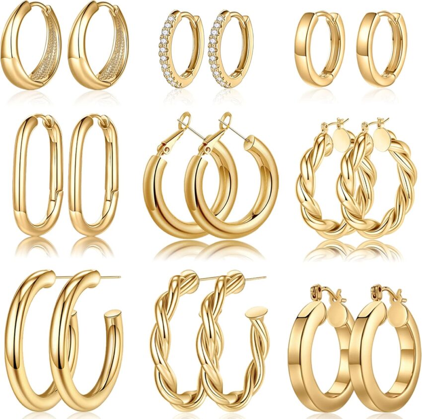 Amazon Essentials Hoop Earrings