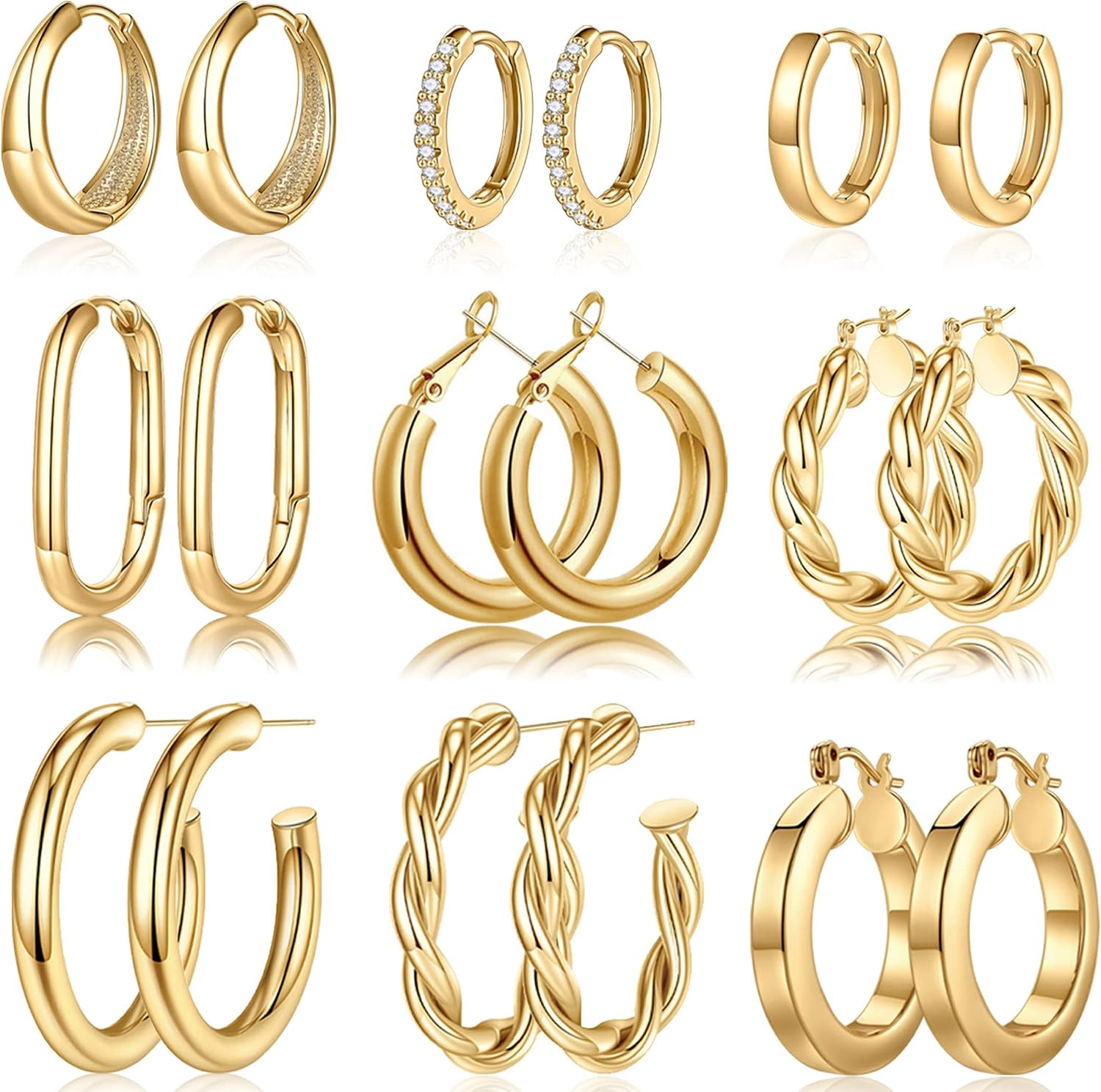 Amazon Essentials Hoop Earrings