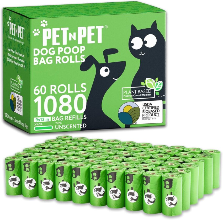 Amazon Basics Leak-Proof Dog Poop Bags