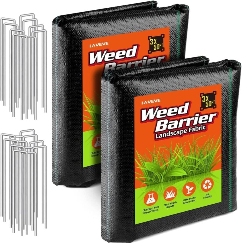 Amazon Basics Fabric Weed Barriers