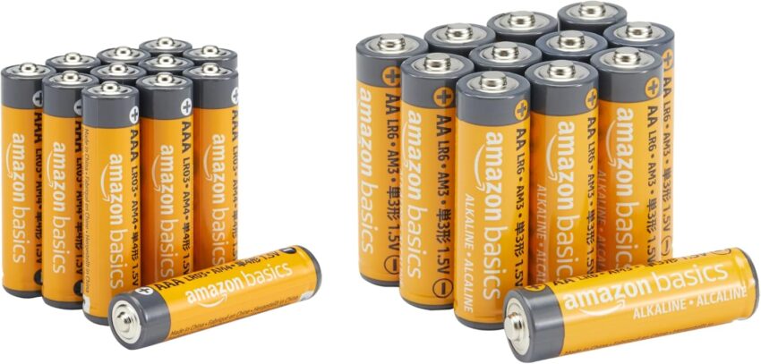 Amazon Basics AA/AAA Alkaline Batteries