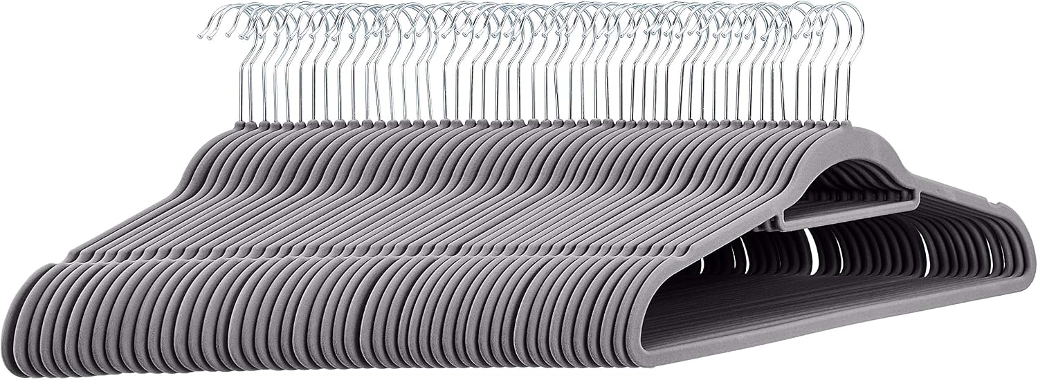 Amazon Basics Velvet Clothes Hangers