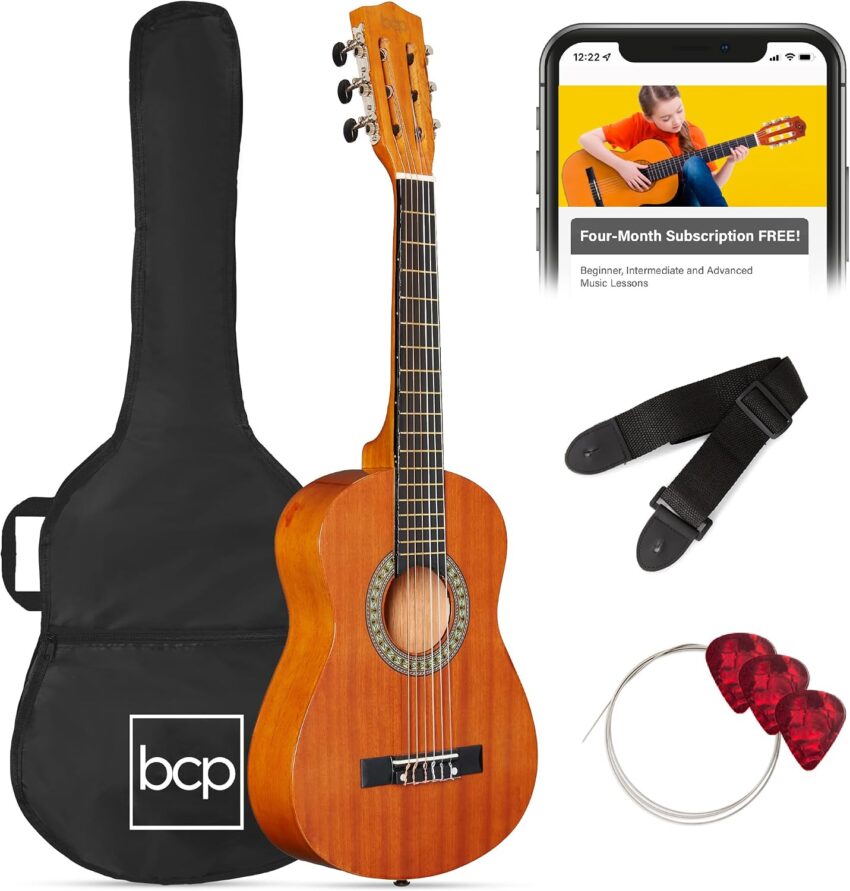 acoustic guitar package with case