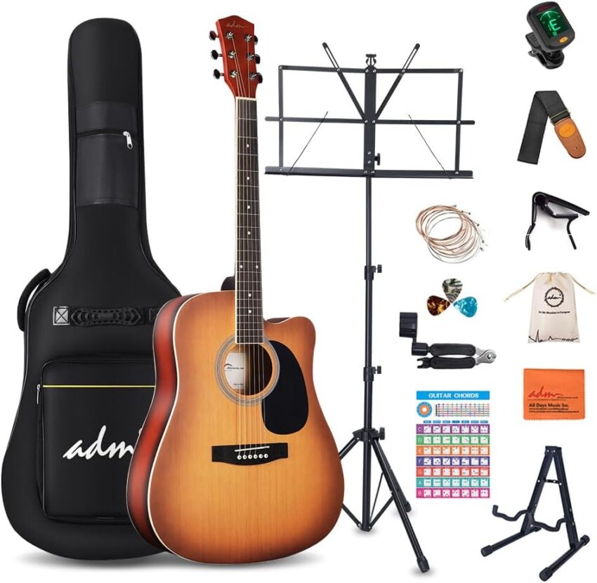 lightweight acoustic guitar