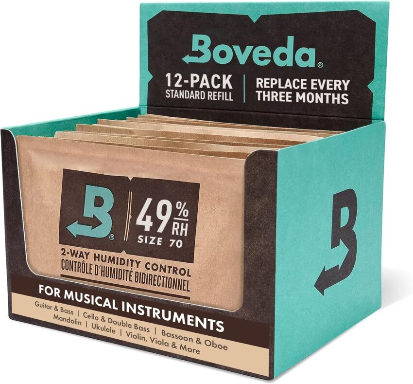guitar Humidity control packs