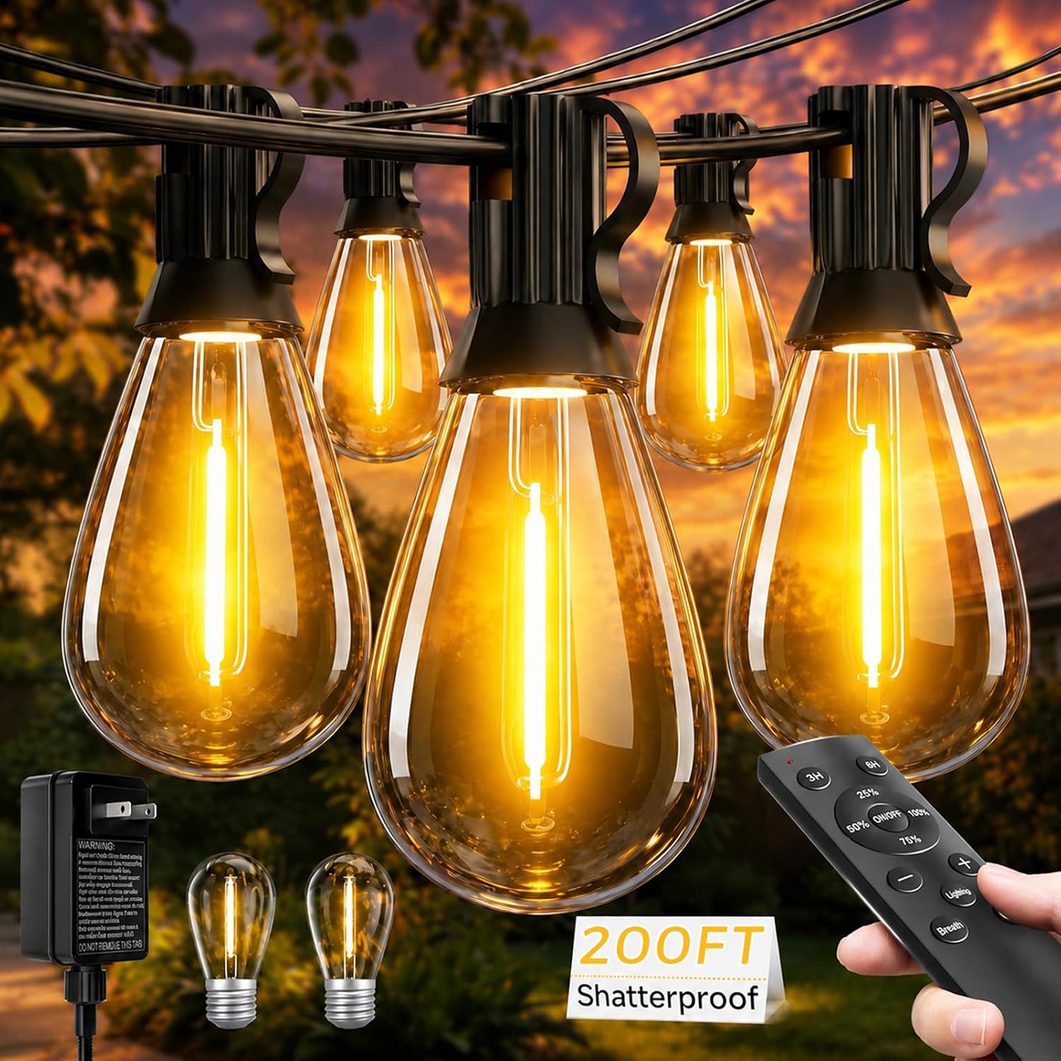 Amazon Basics Heavy Duty String Lights
