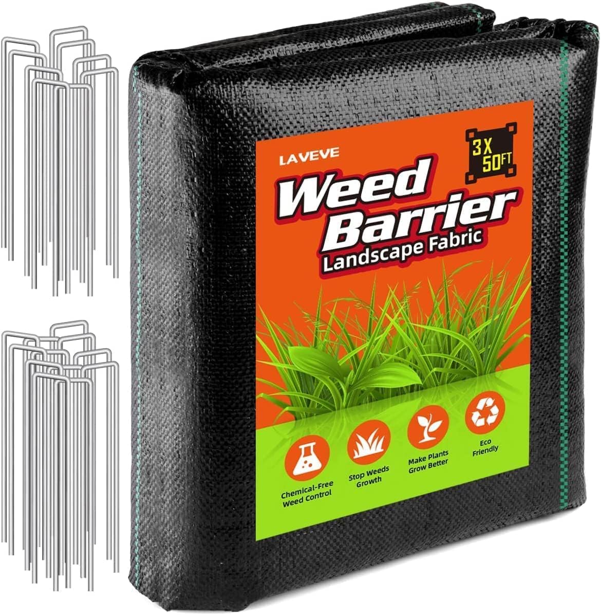 Amazon Basics Fabric Weed Barriers