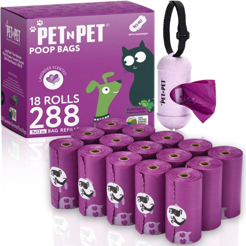 Amazon Basics Leak-Proof Dog Poop Bags