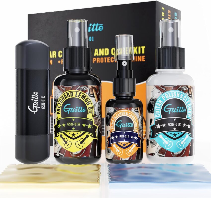 guitar Polish and microfiber cloths