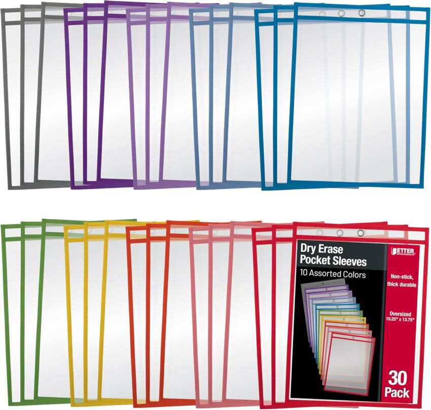 Amazon Basics Dry Erase Whiteboards Amazon Basics Sheet Protectors