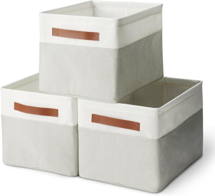 Amazon Basics Fabric Storage Bins
