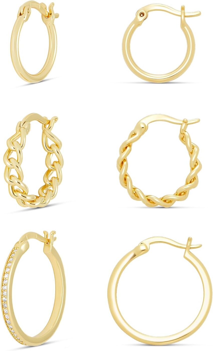 Amazon Essentials Hoop Earrings
