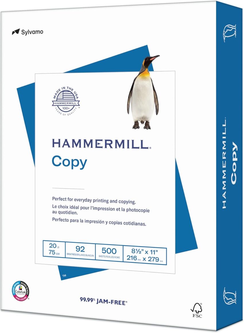 Amazon Basics 20lb Copy Printer Paper