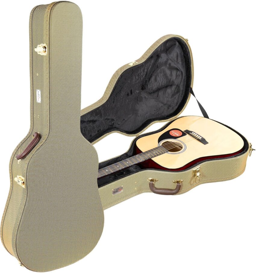 acoustic guitar package with case