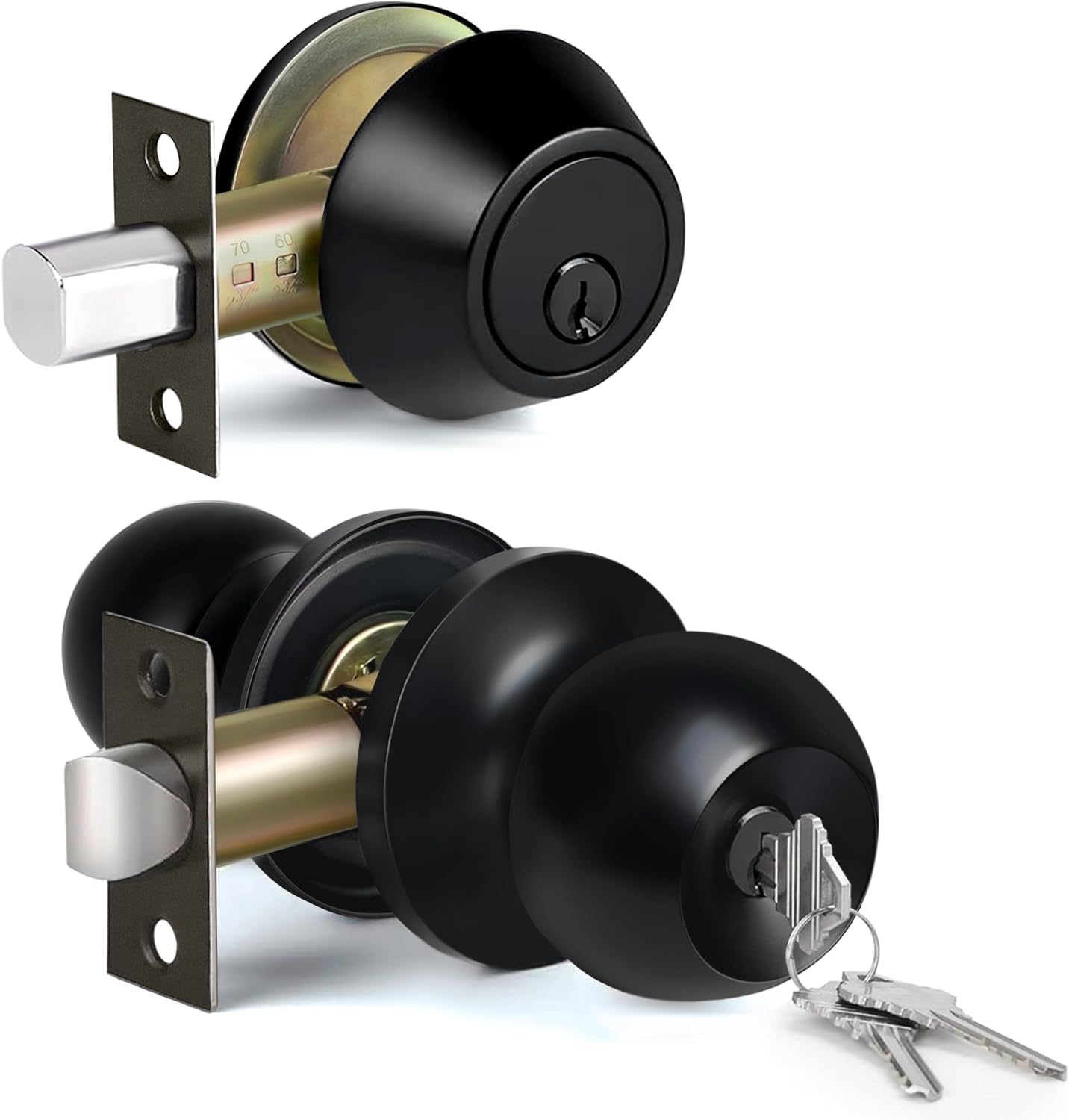 Amazon Basics Door Lock Knobs